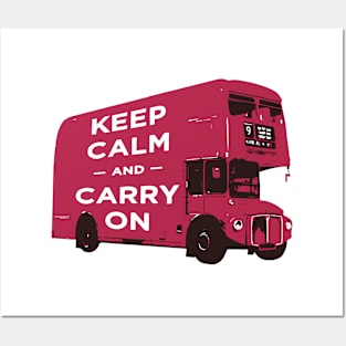 Keep calm and carry on Posters and Art